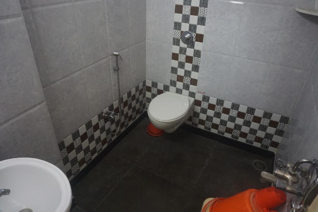 Koupelna v ubytování Hotel Gujrat