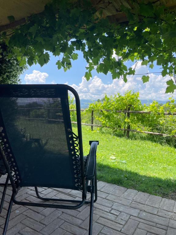 A garden outside Podere Umbro