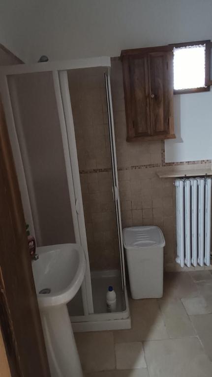 Koupelna v ubytování dimora arcobaleno