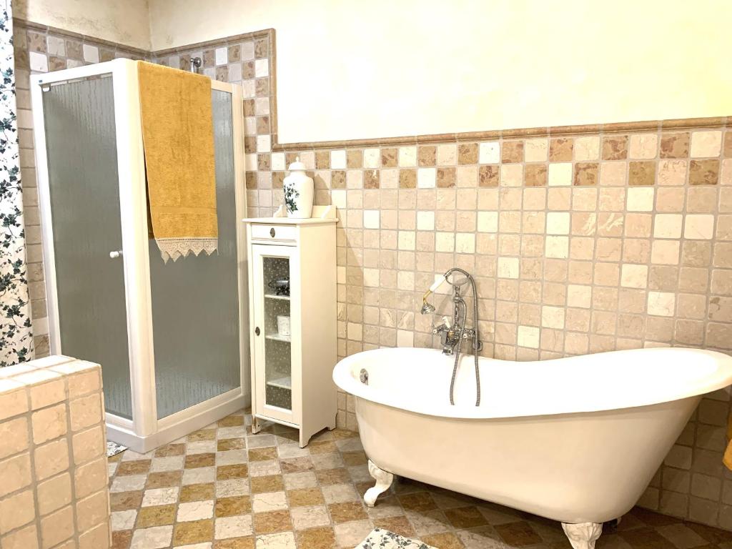 Koupelna v ubytování Francypi Home