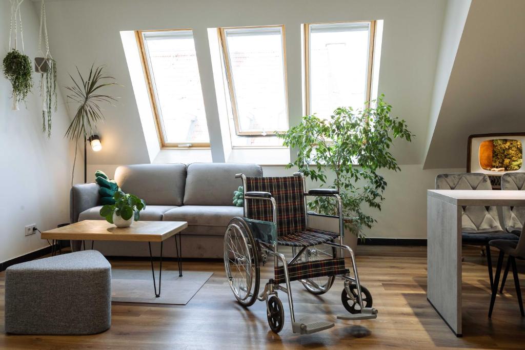 Posezení v ubytování Urban Jungle Apartments