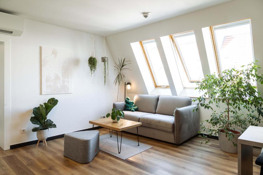 Posezení v ubytování Urban Jungle Apartments