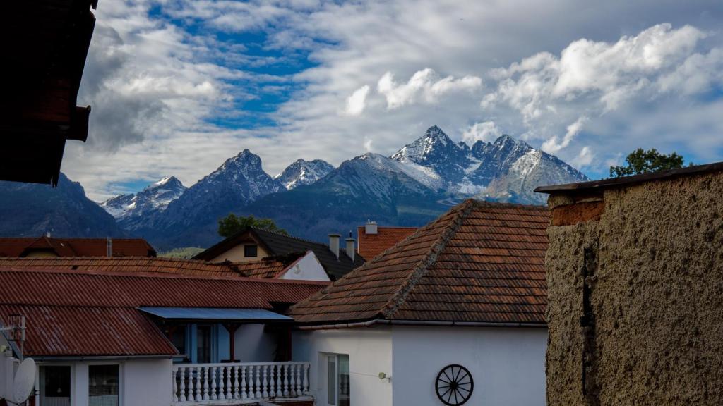 Výhľad na hory alebo výhľad na hory priamo z apartmánu