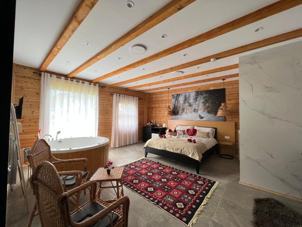 Postel nebo postele na pokoji v ubytování Guesthouse Villa Gurra