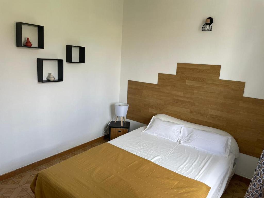 Postel nebo postele na pokoji v ubytování Soanna - T3 à 3 minutes de la plage