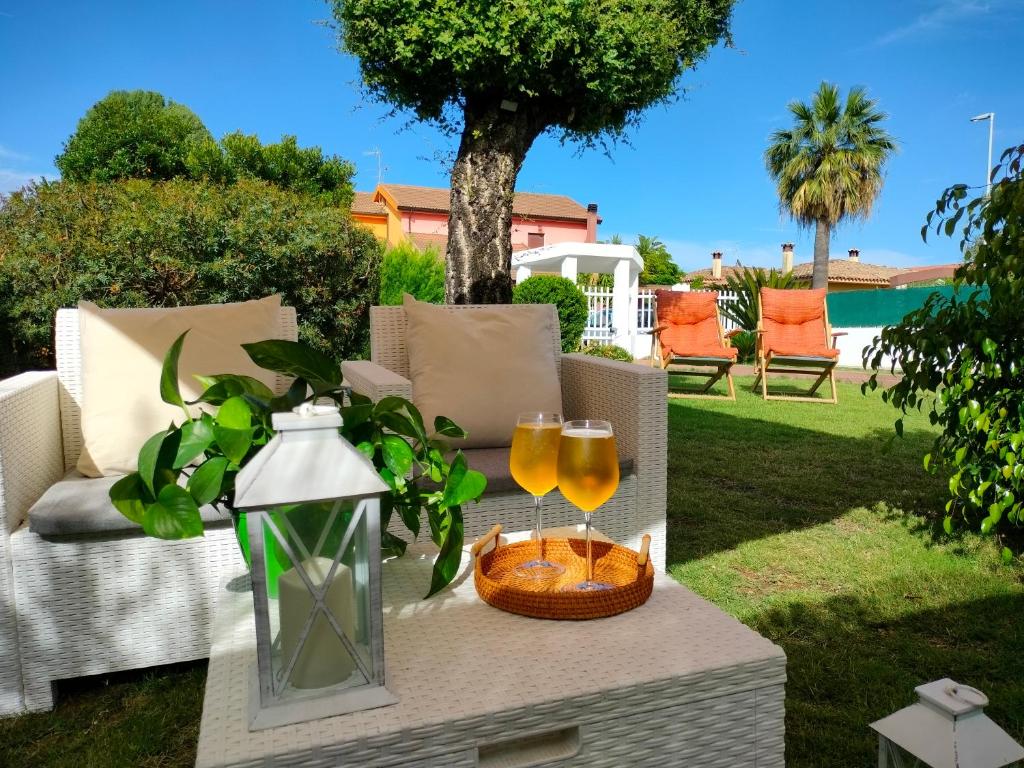 Κήπος έξω από το Casa Azzurra