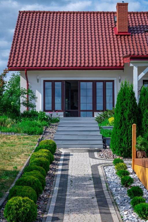Vonkajšia záhrada v ubytovaní Lakeside Home