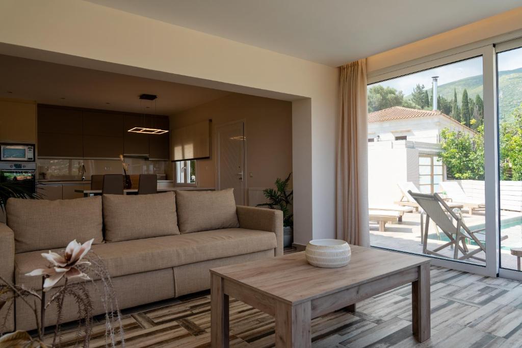 Posezení v ubytování Casa Di Terra