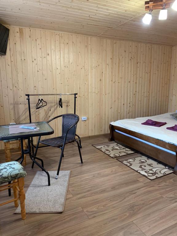 Postel nebo postele na pokoji v ubytování VV