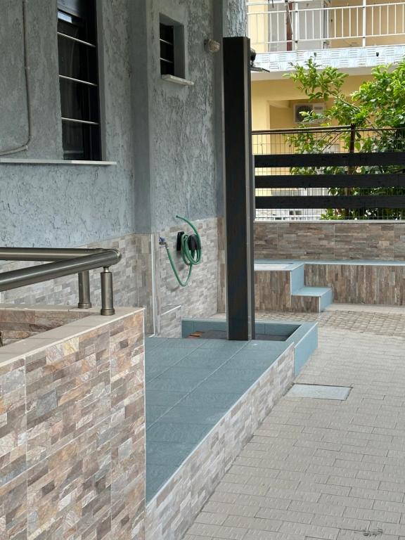 Balkón nebo terasa v ubytování Grey Pearls Apartments