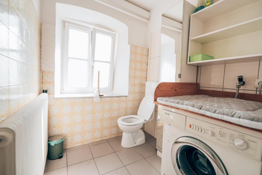Kúpeľňa v ubytovaní Hüdahof Niemtal