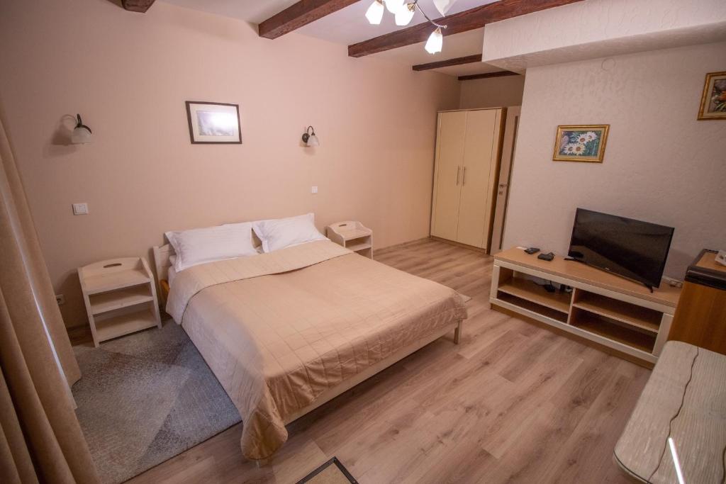Postel nebo postele na pokoji v ubytování Veres