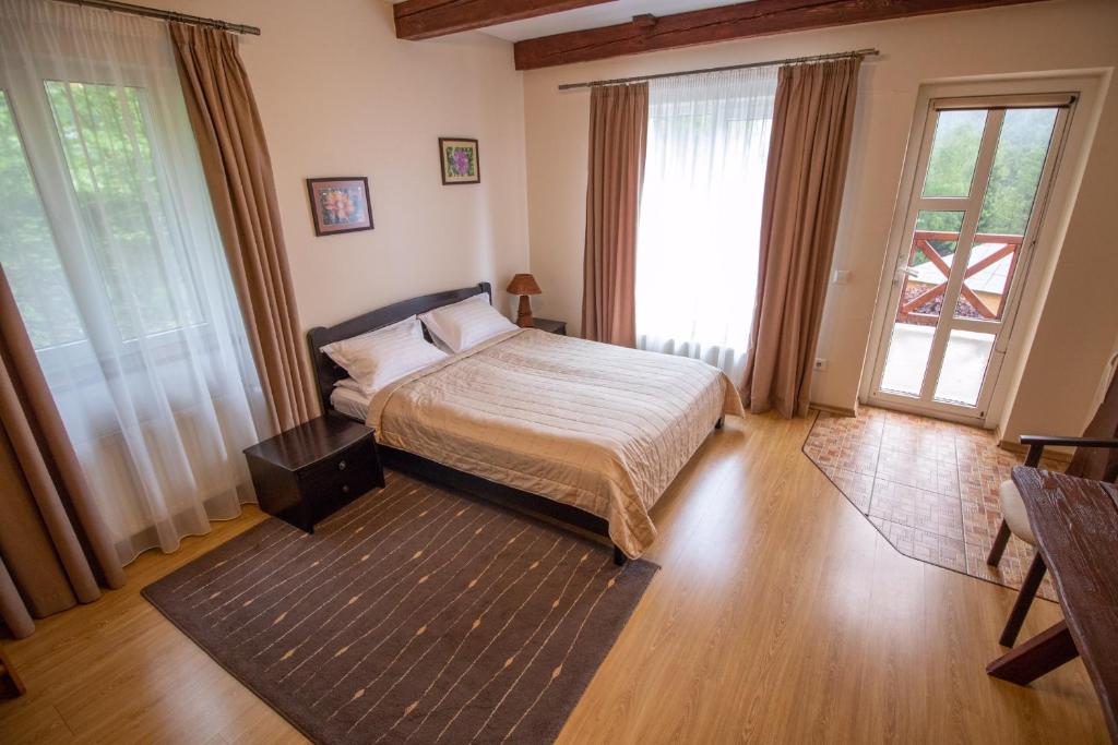 Postel nebo postele na pokoji v ubytování Veres