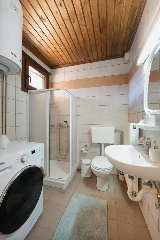 Koupelna v ubytování Chalet Renata 2 Livadi Arachovas