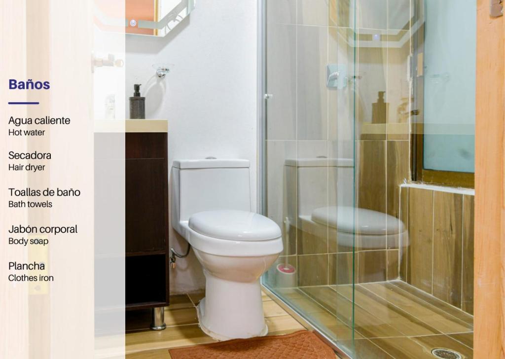 Koupelna v ubytování Hostal vitta