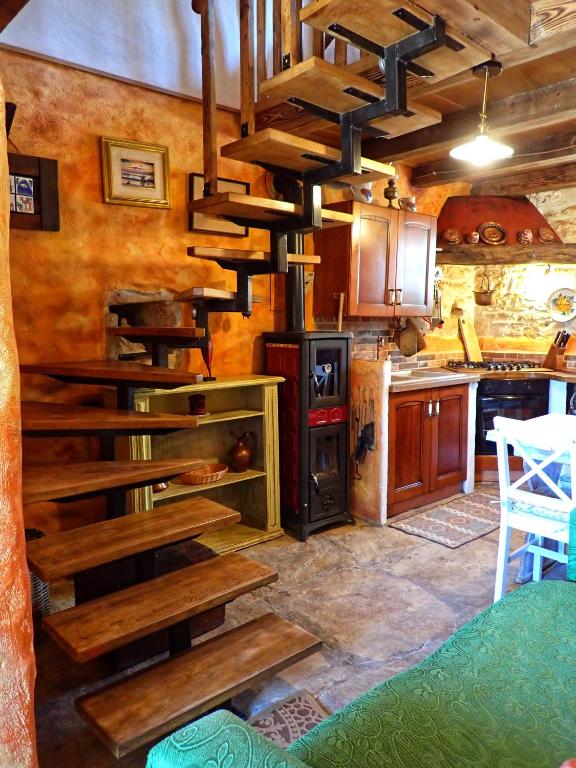 Kuchnia lub aneks kuchenny w obiekcie Cottage al Merlo Olivo