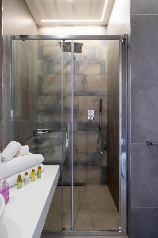 Koupelna v ubytování Marea Charme Rooms