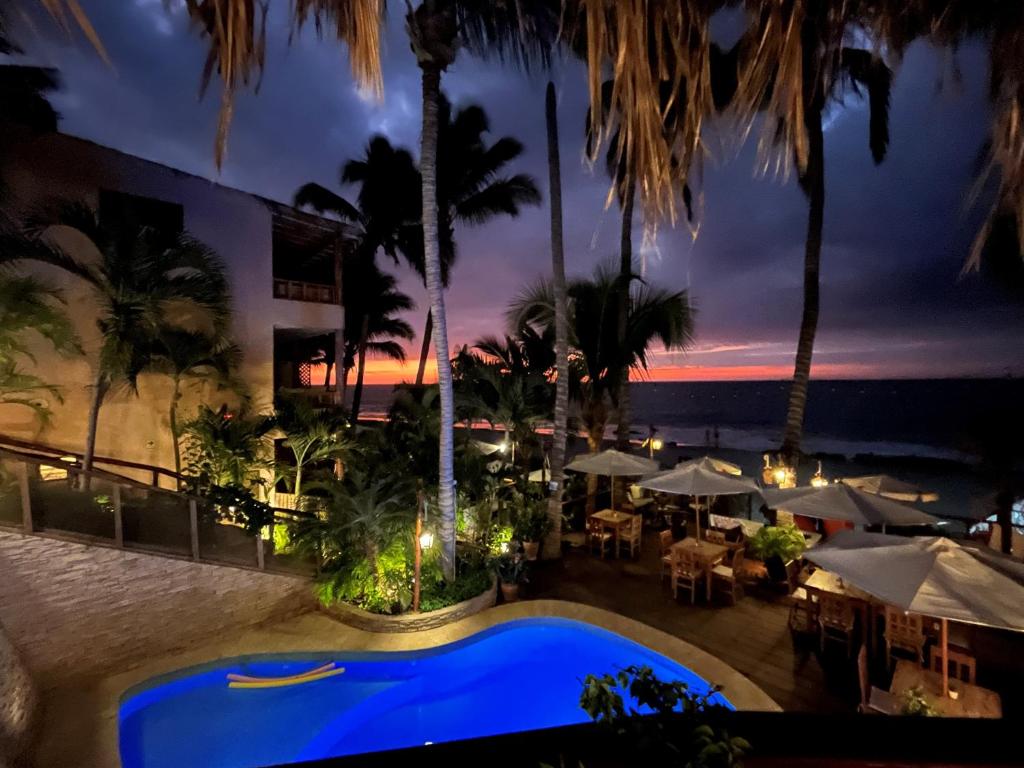 A view of the pool at Los Corales or nearby