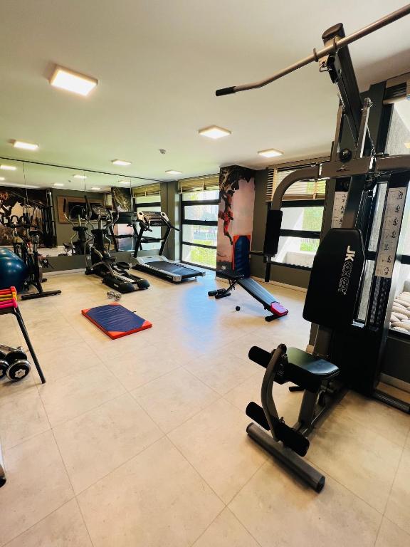 Fitness centrum a/nebo fitness zařízení v ubytování Eco Costas