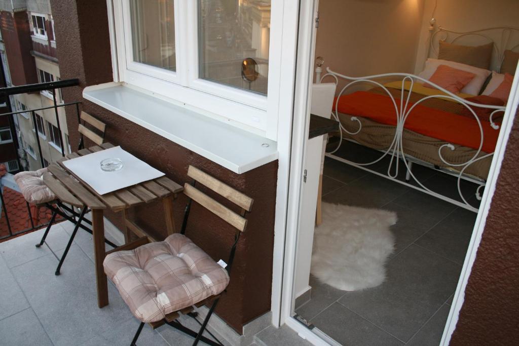 Posteľ alebo postele v izbe v ubytovaní Apartment Classic Deco