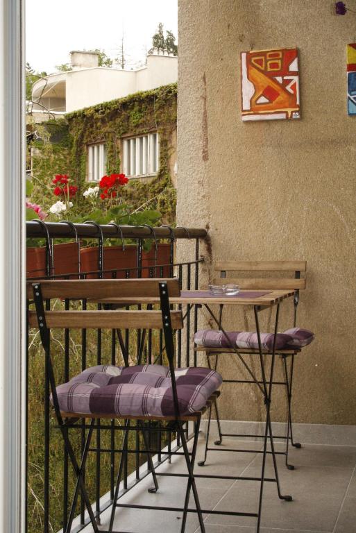 Balkón alebo terasa v ubytovaní Apartment Classic Deco