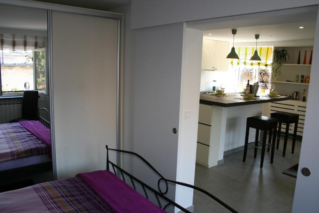 Kuchyňa alebo kuchynka v ubytovaní Apartment Classic Deco