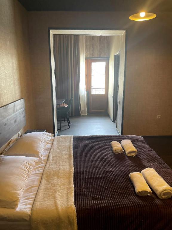 Postel nebo postele na pokoji v ubytování Hotel Eden