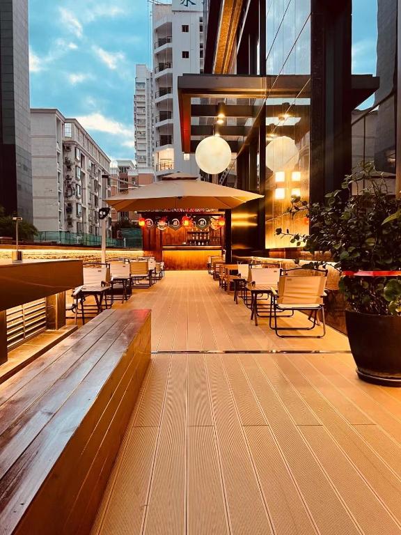 Posezení v ubytování Shenzhen Nanshan L'Hermitage