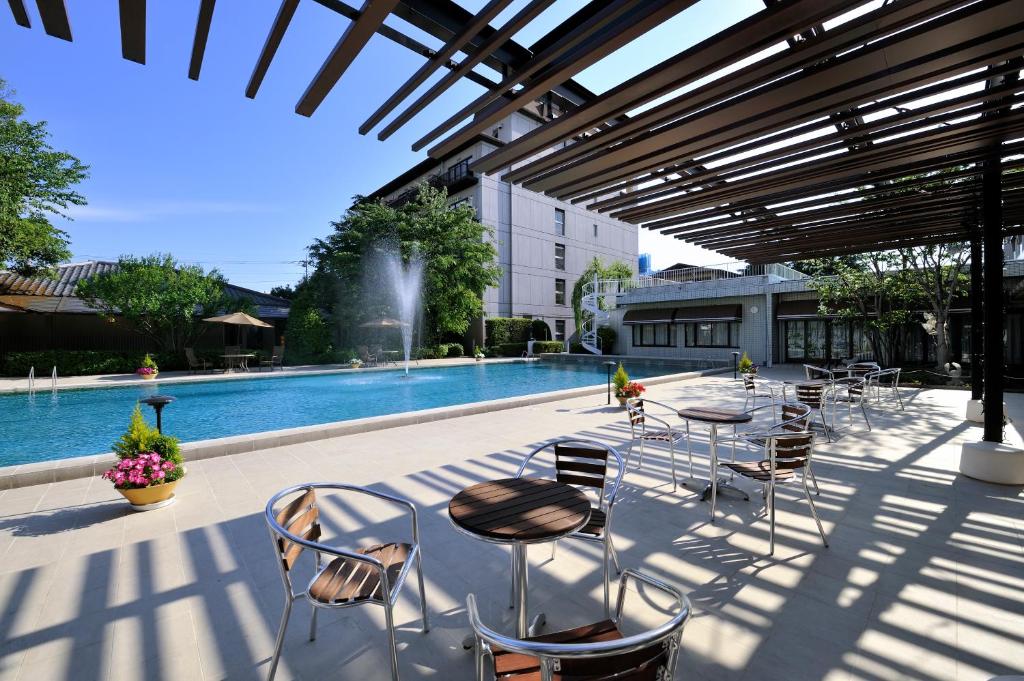 Bazén v ubytování Hotel Fuji nebo v jeho okolí