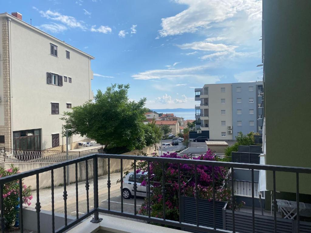Balkón nebo terasa v ubytování Modern new apartment in Makarska