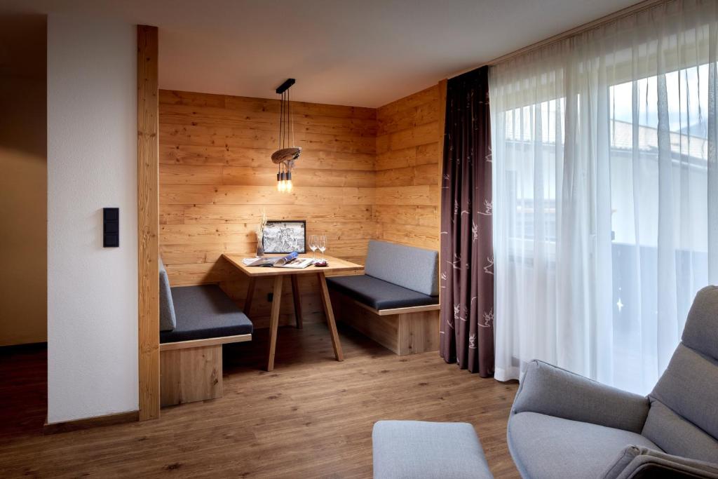 Posezení v ubytování Maximilian Appartements