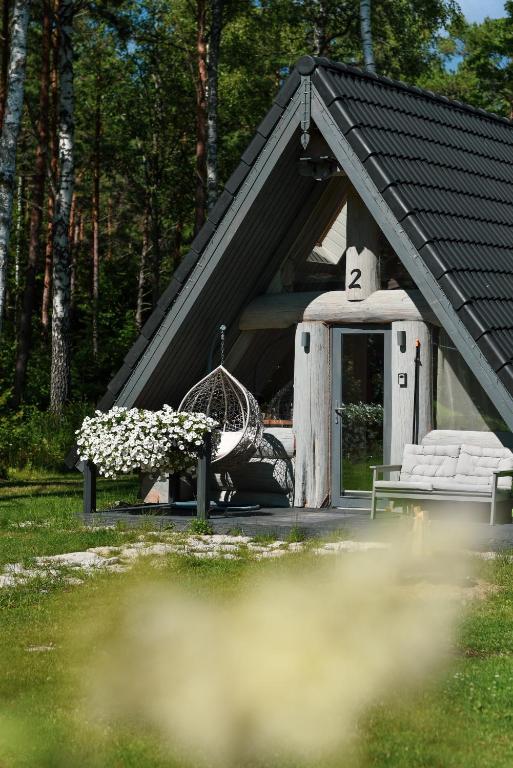 Zahrada ubytování Nordicstay Noarootsi Saunahouse
