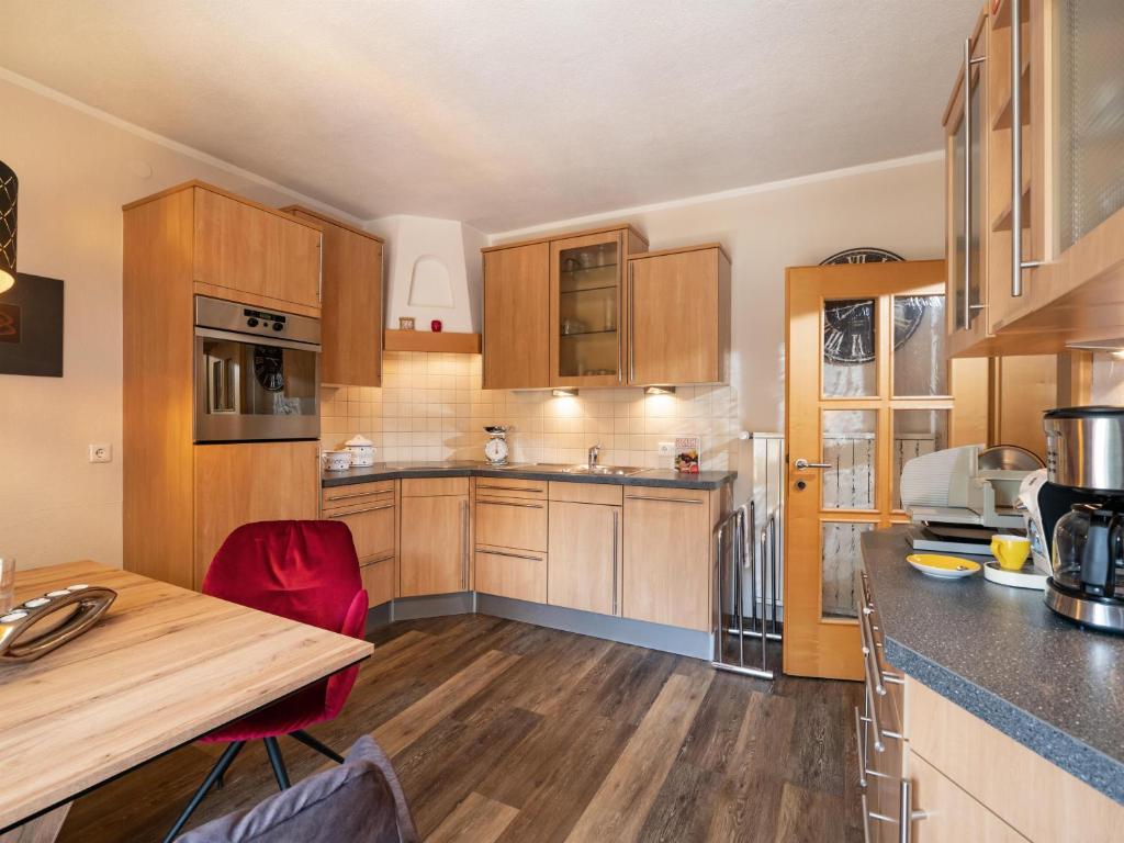 Kuchyň nebo kuchyňský kout v ubytování Ferienwohnung Luna