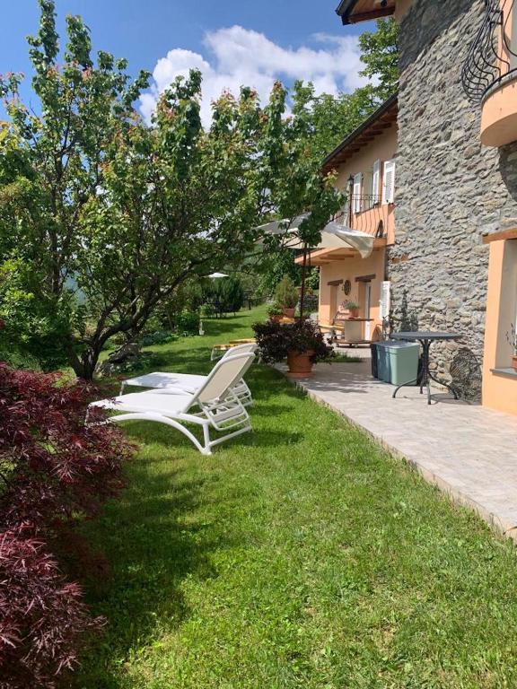 Zahrada ubytování Casa dei Tigli