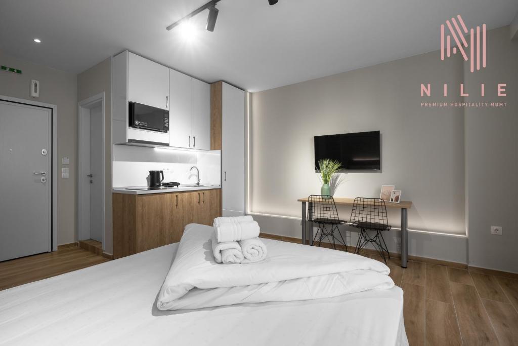 Kuchyňa alebo kuchynka v ubytovaní Ultima, Nilie Hospitality MGMT