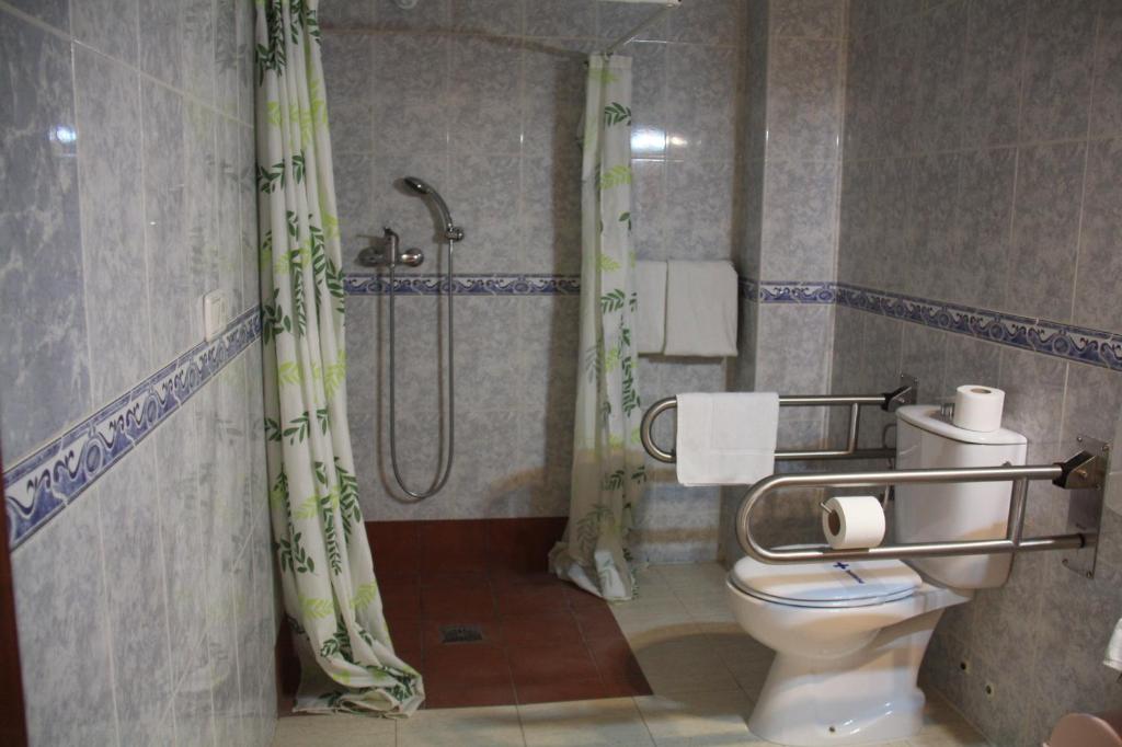 Koupelna v ubytování Hacienda Guadalquivir