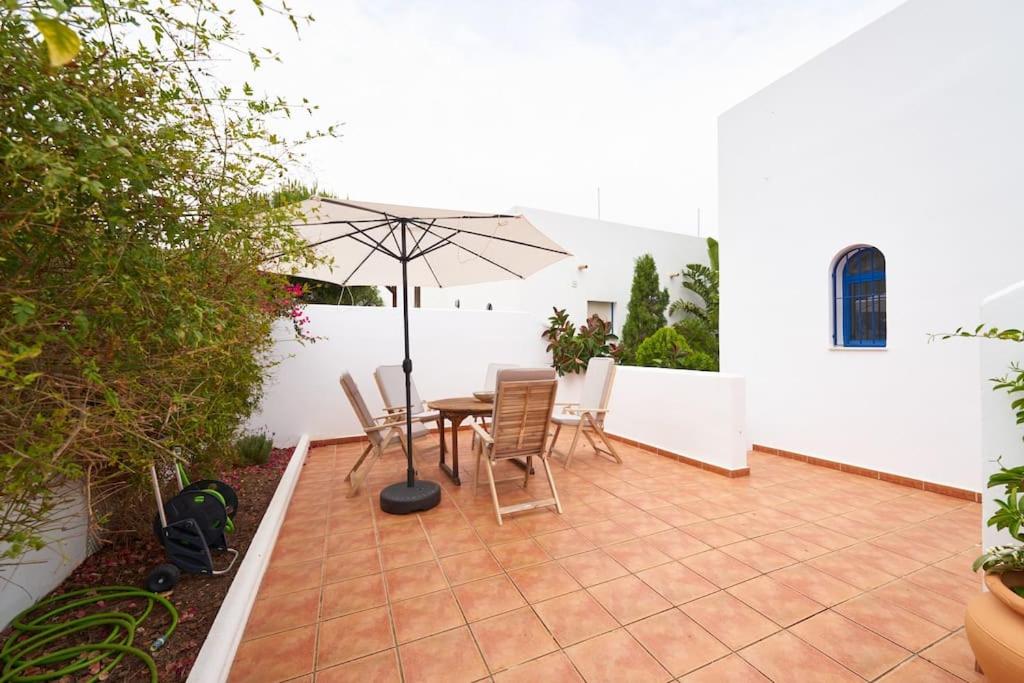 Patio alebo iná vonkajšia časť ubytovania Casa de Los Pinos