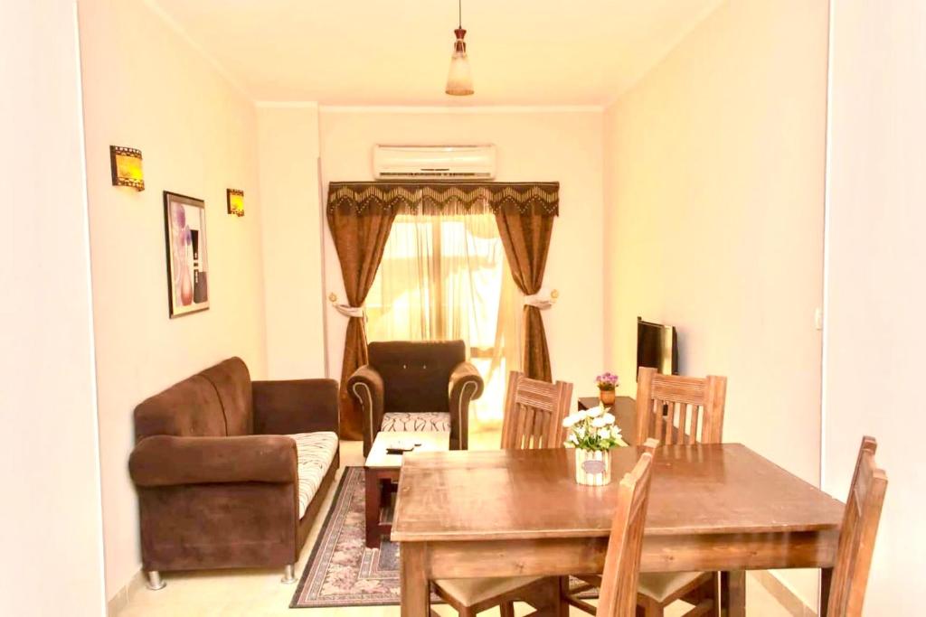 Posezení v ubytování Charbel apartments