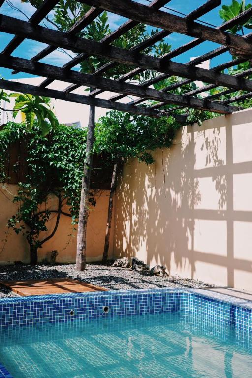 Bazén v ubytování Ding Jia Garden Resort nebo v jeho okolí