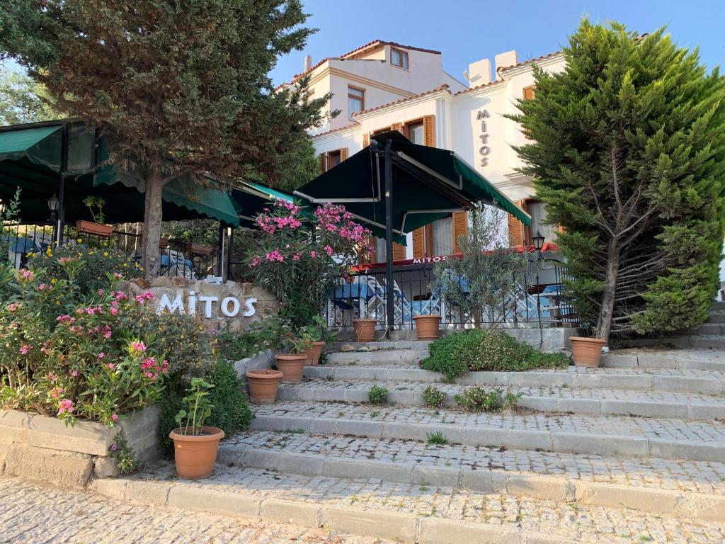 Zahrada ubytování Mitos Hotel