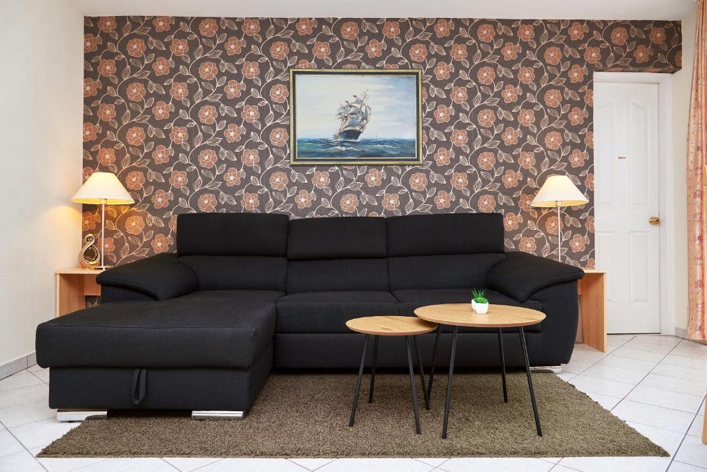 Posezení v ubytování Apartman Brigitte Bükfürdő