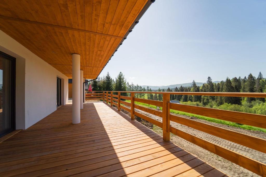 Balkón alebo terasa v ubytovaní Wilki2