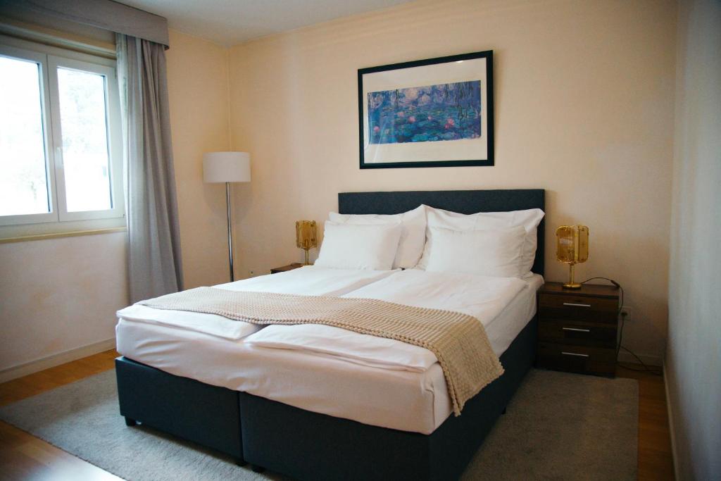 Postel nebo postele na pokoji v ubytování Al Pozz Boutique Resort