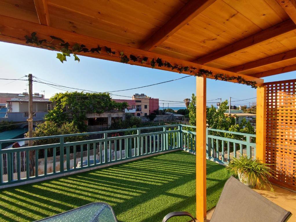 Balkón nebo terasa v ubytování Seaside Escape Apartment