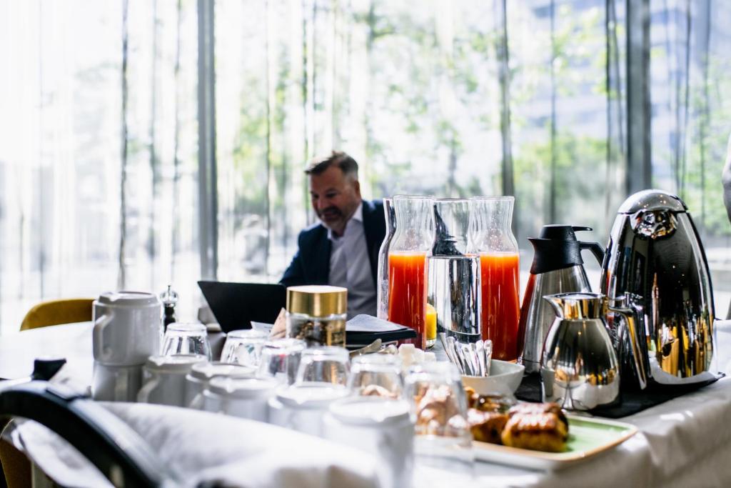 Nápoje v ubytování Clarion Hotel Arlanda Airport Terminal