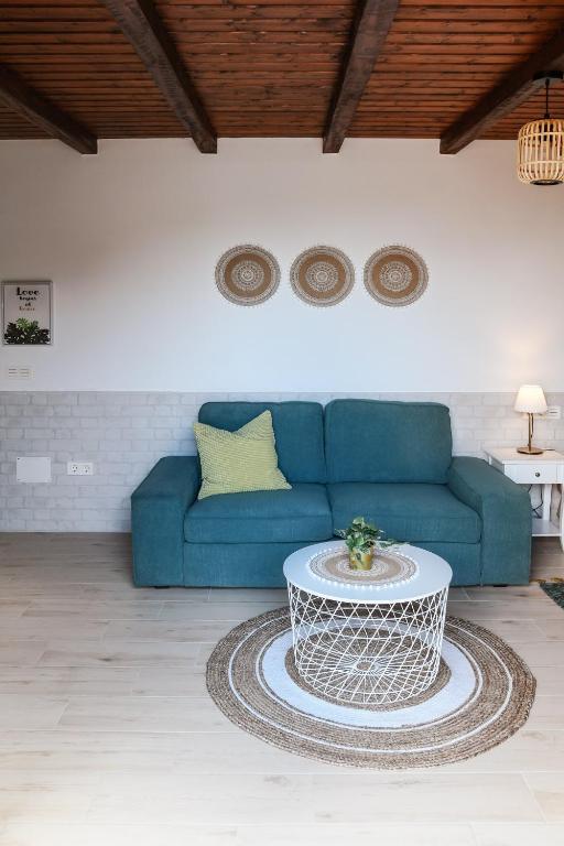 Posezení v ubytování Mini Loft Tesa