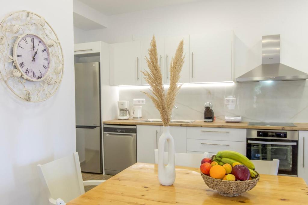Kuchyň nebo kuchyňský kout v ubytování Arethousa House