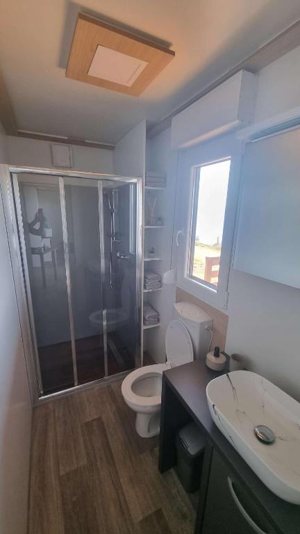 Koupelna v ubytování Luxury Mobile Homes - Adria Superior