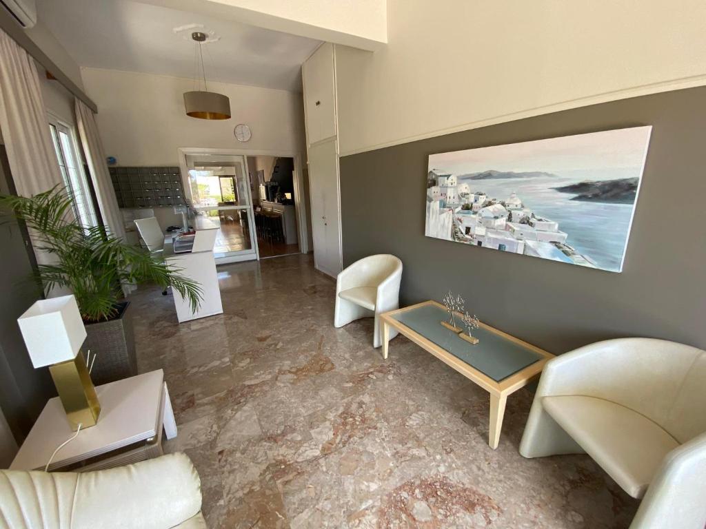 Posezení v ubytování Hotel Pavlos - Studios