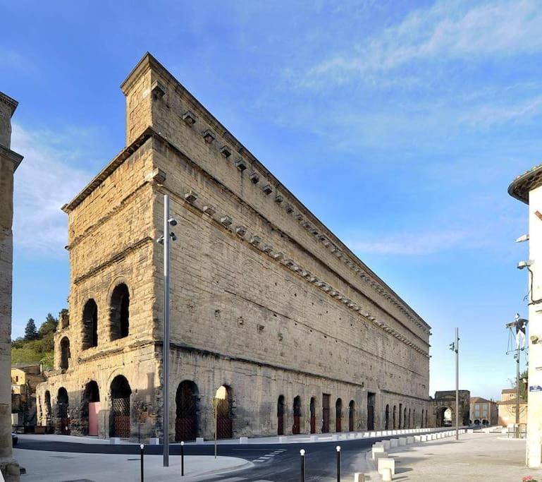 a large brick building with a lot of windows at Cadre d&#39;exception in Orange